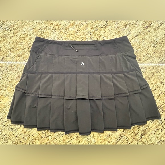 Lululemon pace rival skirt black size 8 - Picture 2 of 6